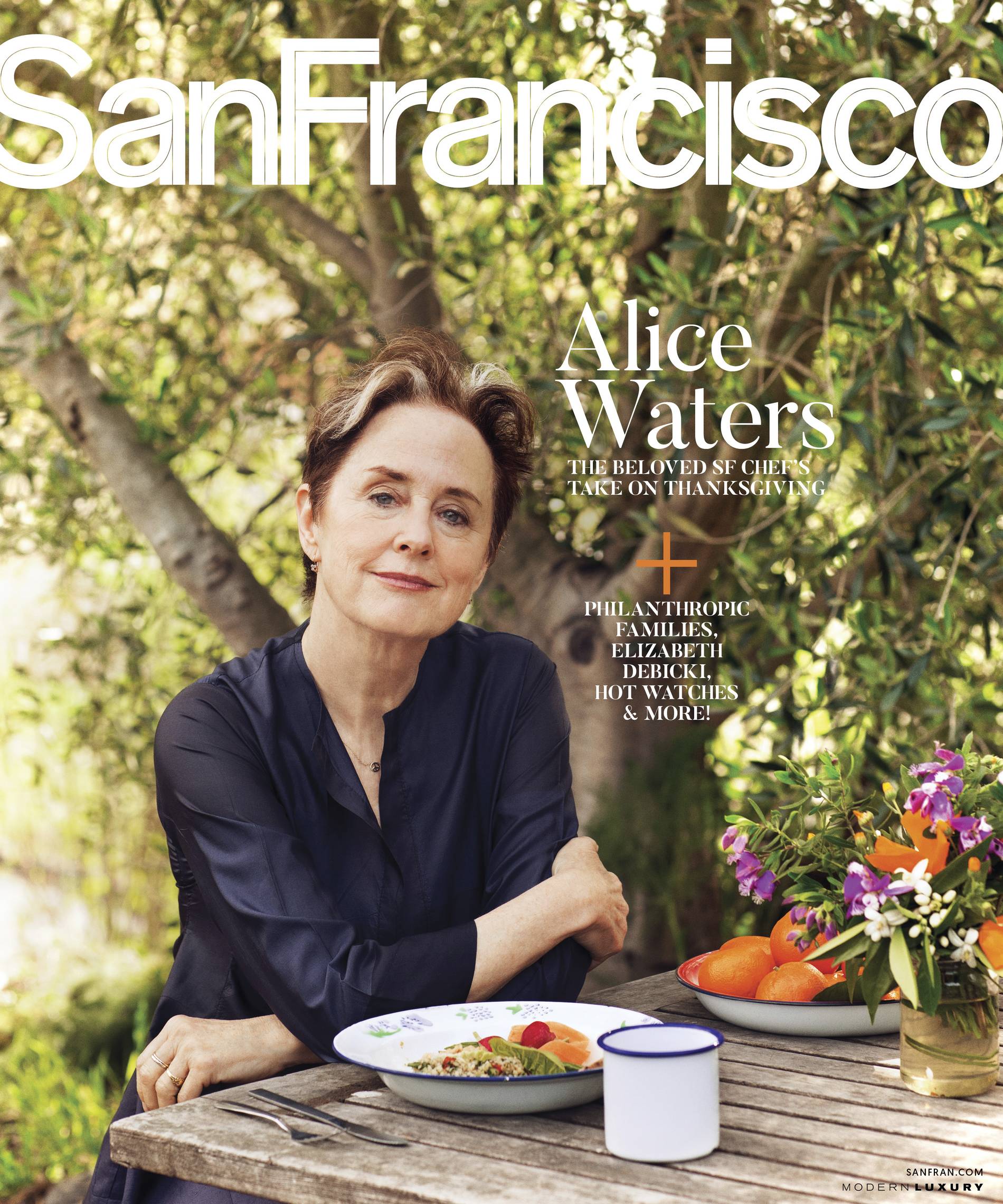 Alice Waters on the Cover of San Francisco Magazine