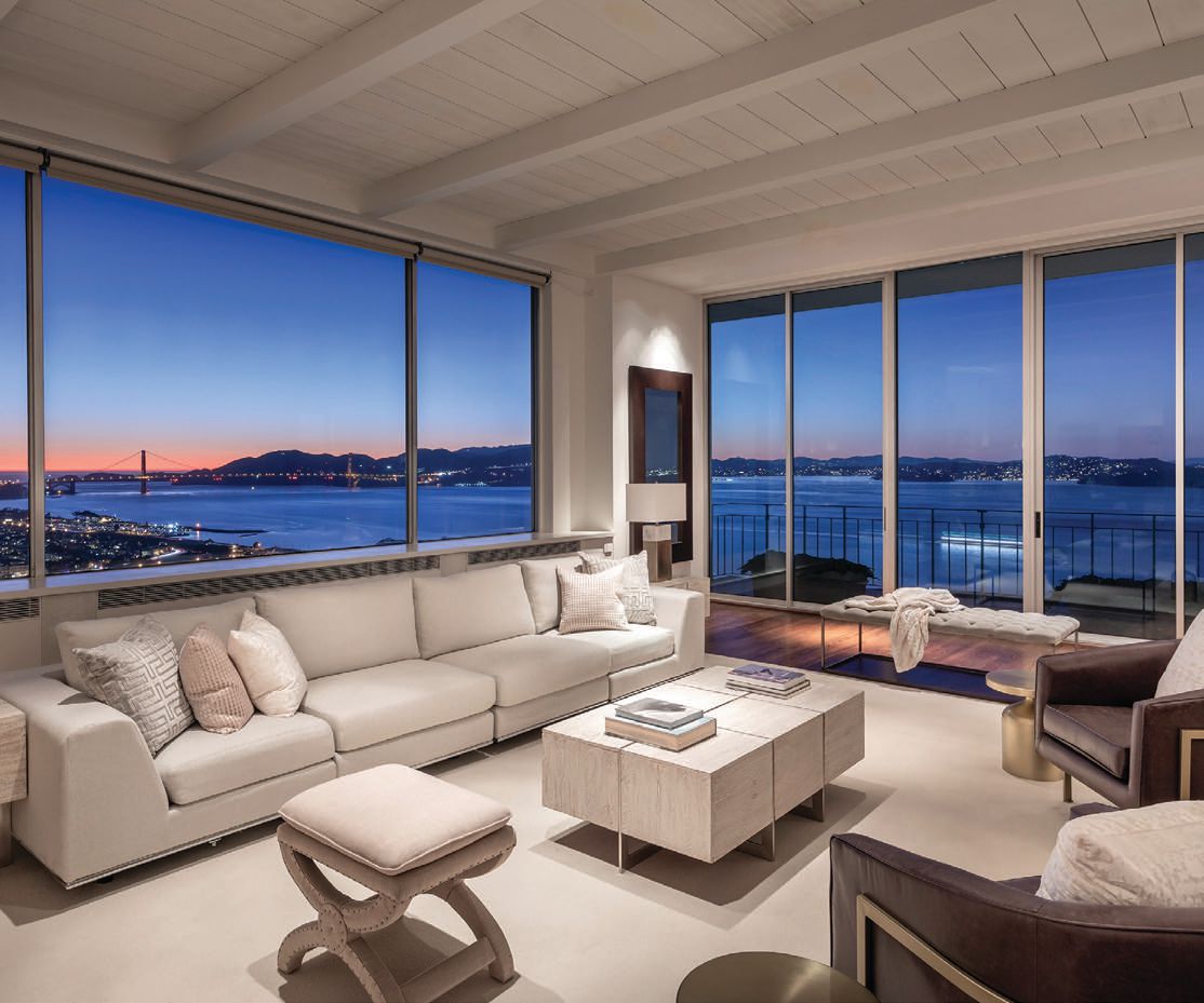 The views in the penthouse are nothing short of extraordinary. PHOTO COURTESY OF SOTHEBY’S INTERNATIONAL REALTY