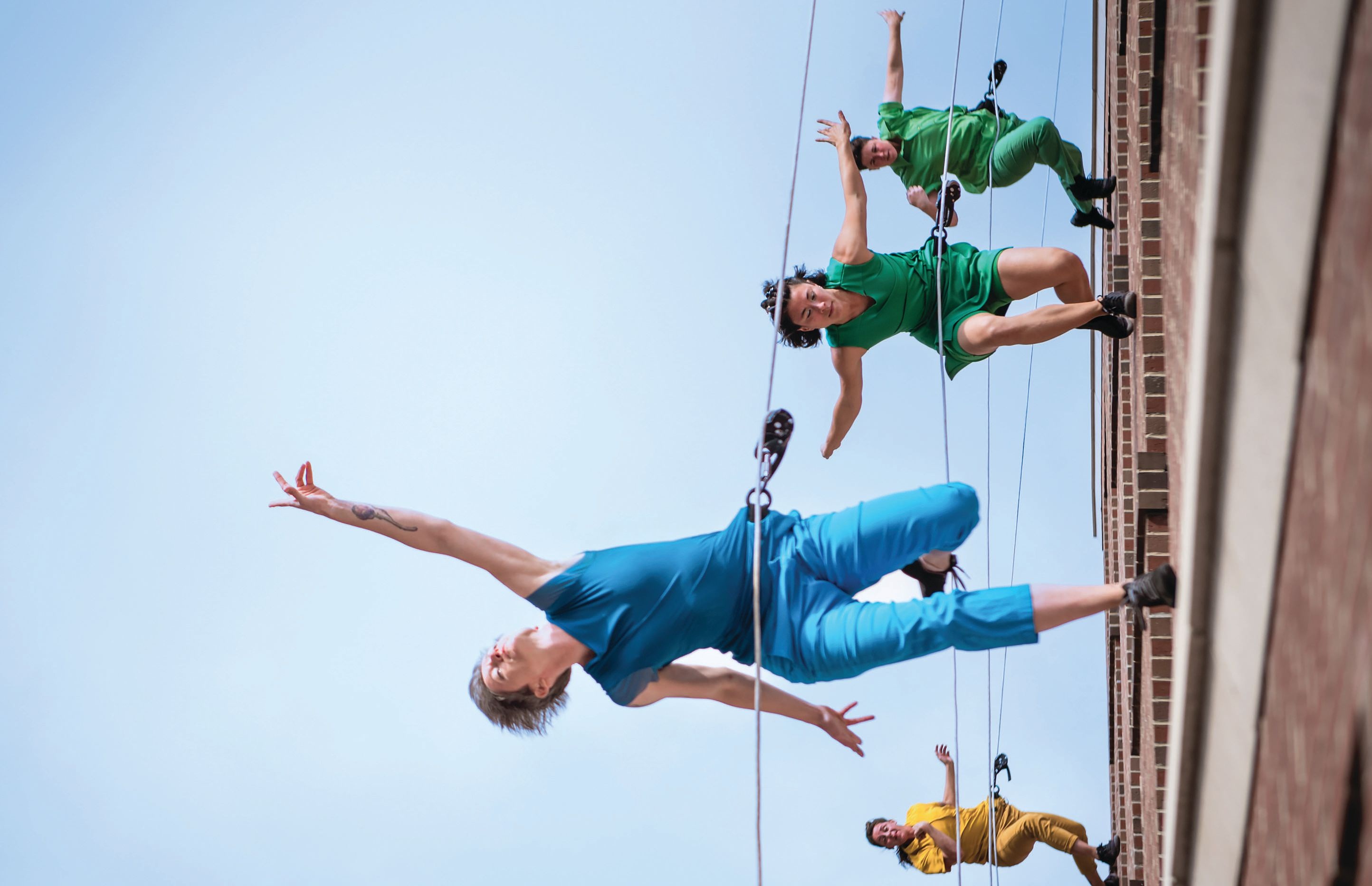Bandaloop celebrates 30 years with free performances this month. PHOTO BY BROOKE ANDERSON