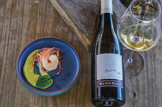 Ram’s Gate features a five-course food-and-wine pairing PHOTO: COURTESY OF RAM’S GATE WINERY