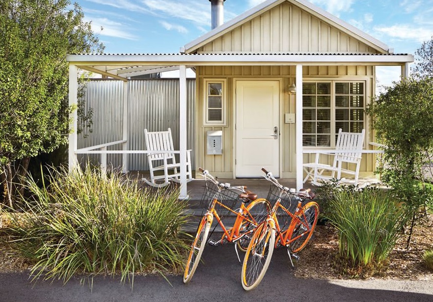Carneros Resort and Spa features splendid cottages complemented by two wheels for exploring the area. PHOTO: BY ROBB MCDONOUGH