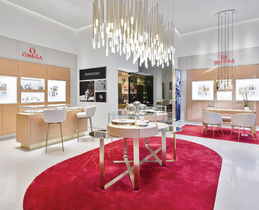 The new OMEGA showroom on Geary Street. PHOTO COURTESY OF OMEGA