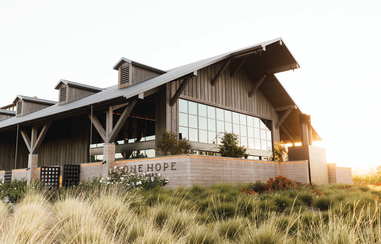 The gorgeous exterior of ONEHOPE Winery CALIFORNIA SYMPHONY PHOTO BY YANG BAO