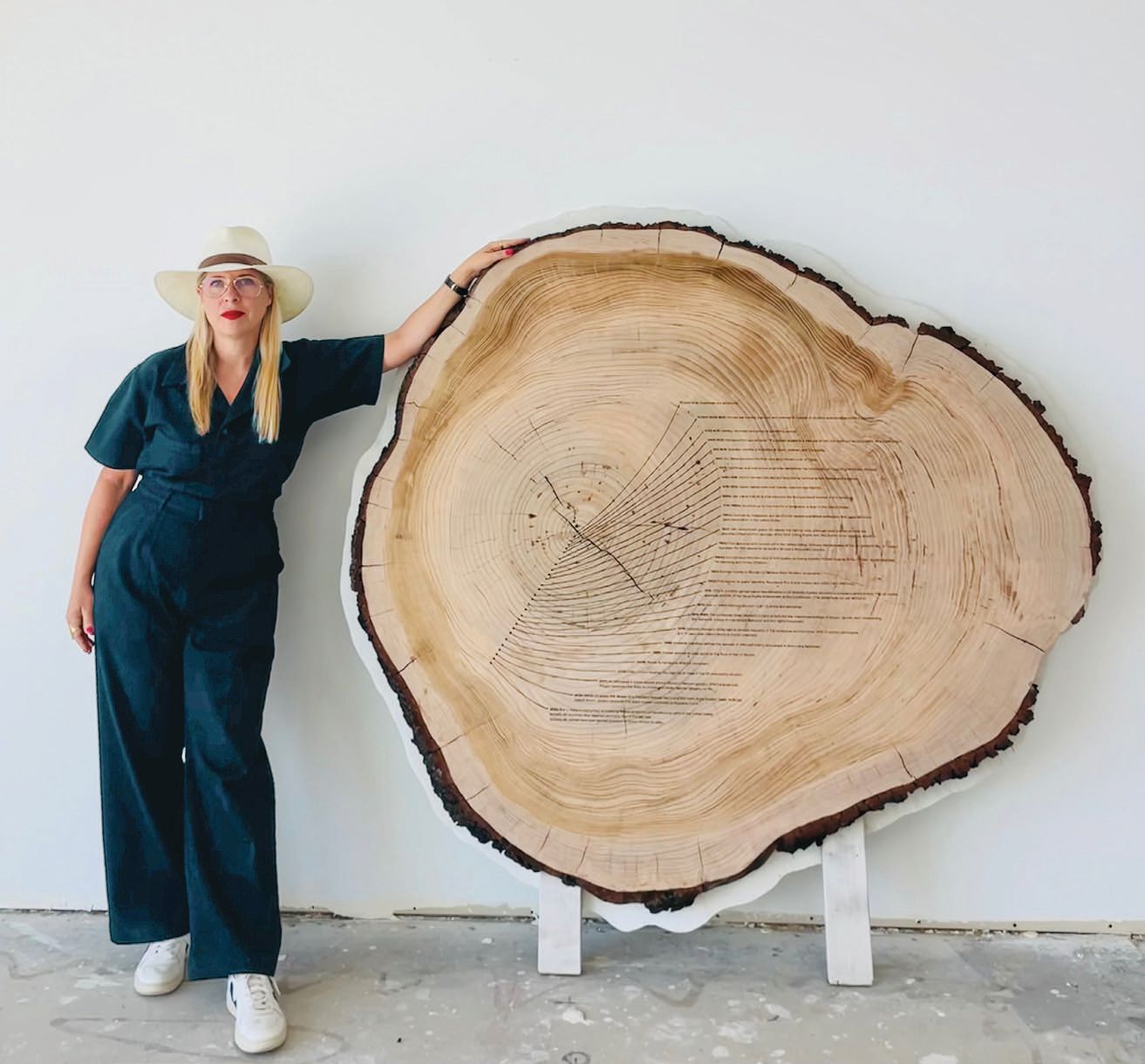 Tiffany Shlain and “Dendrofemonology” from her new show, Human Nature PHOTO: BY ELAINE MELLIS
