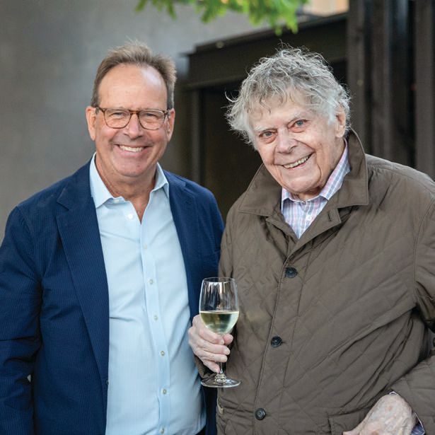 Wine partners at The PlumpJack Collection John Conover and Gordon Getty. PHOTO COURTESY OF THE PLUMPJACK COLLECTION