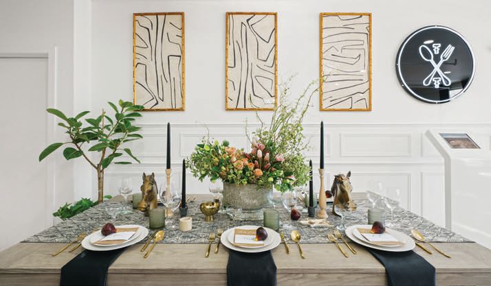 Inspired tablescapes astound at Table   Teaspoon’s first physical showroom. PHOTO: BY JASON DEWEY PHOTOGRAPHY