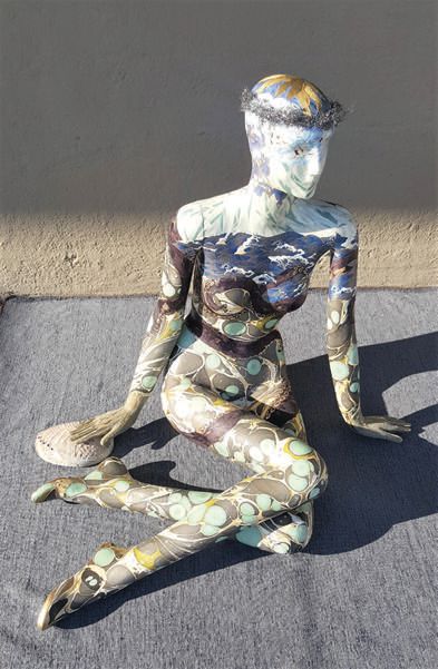 Art-inspired mannequin on auction this month PHOTO COURTESY OF: JEFFERSON STREET MANSION