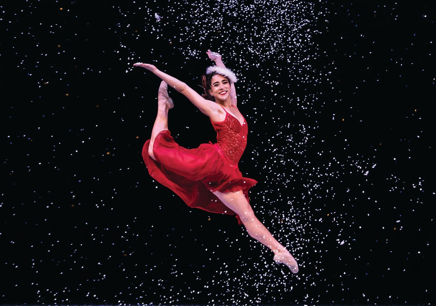 Tess Lane in The Christmas Ballet, which is touring the Bay Area Nov. 19 to Dec. 26 PHOTO BY CHRIS HARDY/COURTESY OF SMUIN CONTEMPORARY BALLET