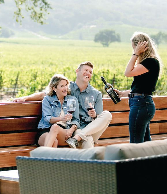 Hill Family Estate in Yountville features plenty of new space for wine tastings. PHOTO BY MARIA CALDERON/COURTESY OF HILL FAMILY ESTATE