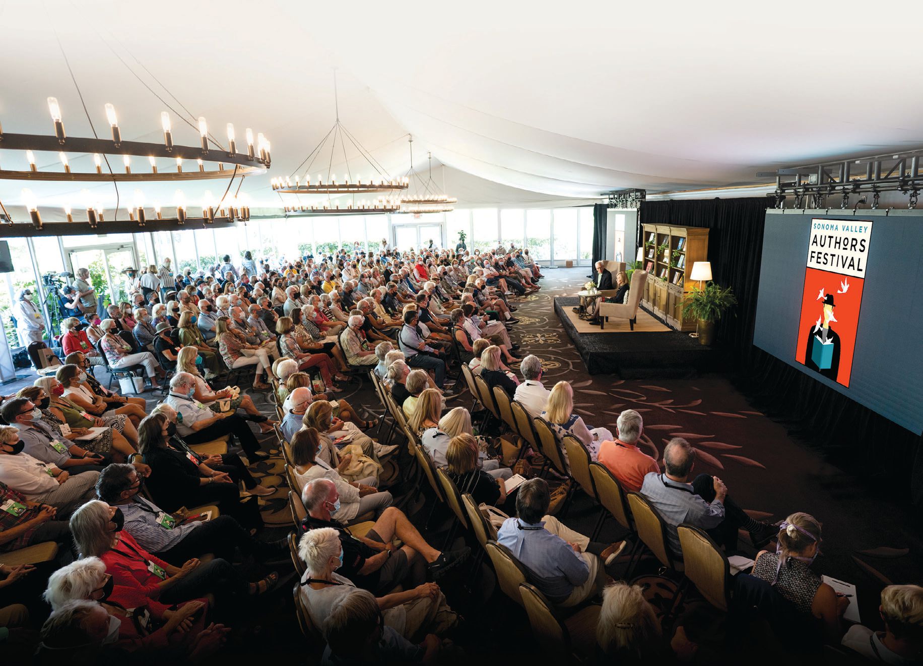 Expect an intimate and engaging setting for the Sonoma Valley Authors Festival. PHOTO COURTEY OF THE SONOMA VALLEY AUTHORS FESTIVAL