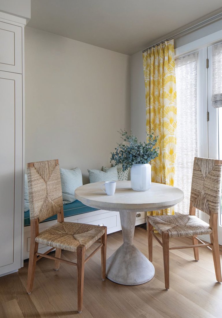 A breakfast nook is the perfect spot for morning coffee PHOTOGRAPHED BY BESS FRIDAY