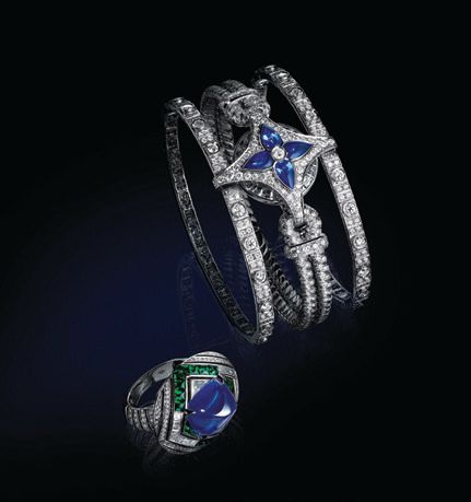 The Le Mythe bracelet and ring. PHOTO COURTESY OF LOUIS VUITTON