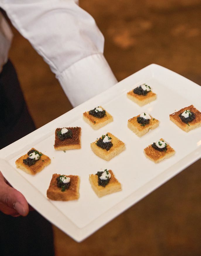 Black pearl caviar is part of the opening menu at Ula. PHOTO COURTESY OF RESTAURANTS