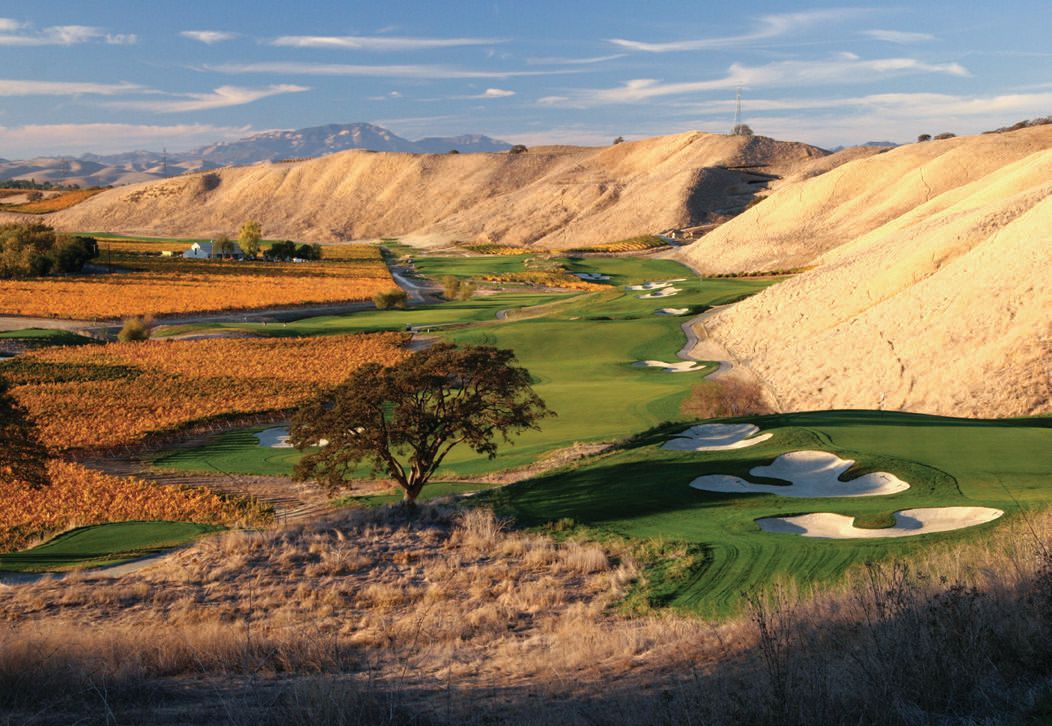 Come for the wine, stay for the golf: Wente Vineyards has its own challenging course. PHOTO COURTESY OF BRANDS