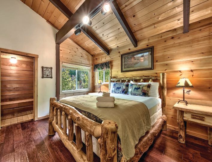 The rustic charm of Tahoe architecture PHOTO COURTESY OF RNR VACATION RENTALS