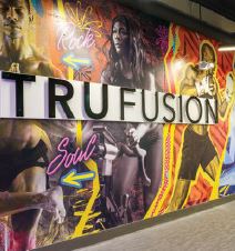 TruFusion is within walking distance to Salesforce Park and just around the corner from Facebook and Google. ALL PHOTOS COURTESY OF BRANDS