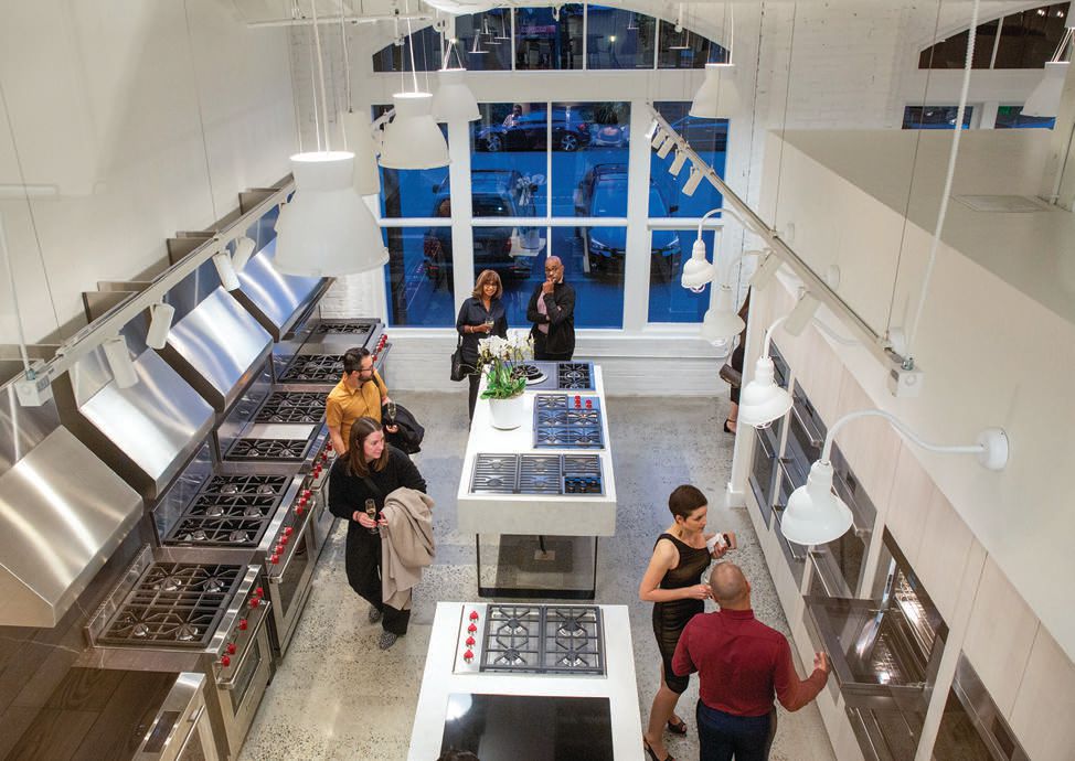 The Riggs showroom is 4,500 square feet and is the first space of its kind in the San Francisco Design Center PHOTO COURTESY OF RIGGS DISTRIBUTING