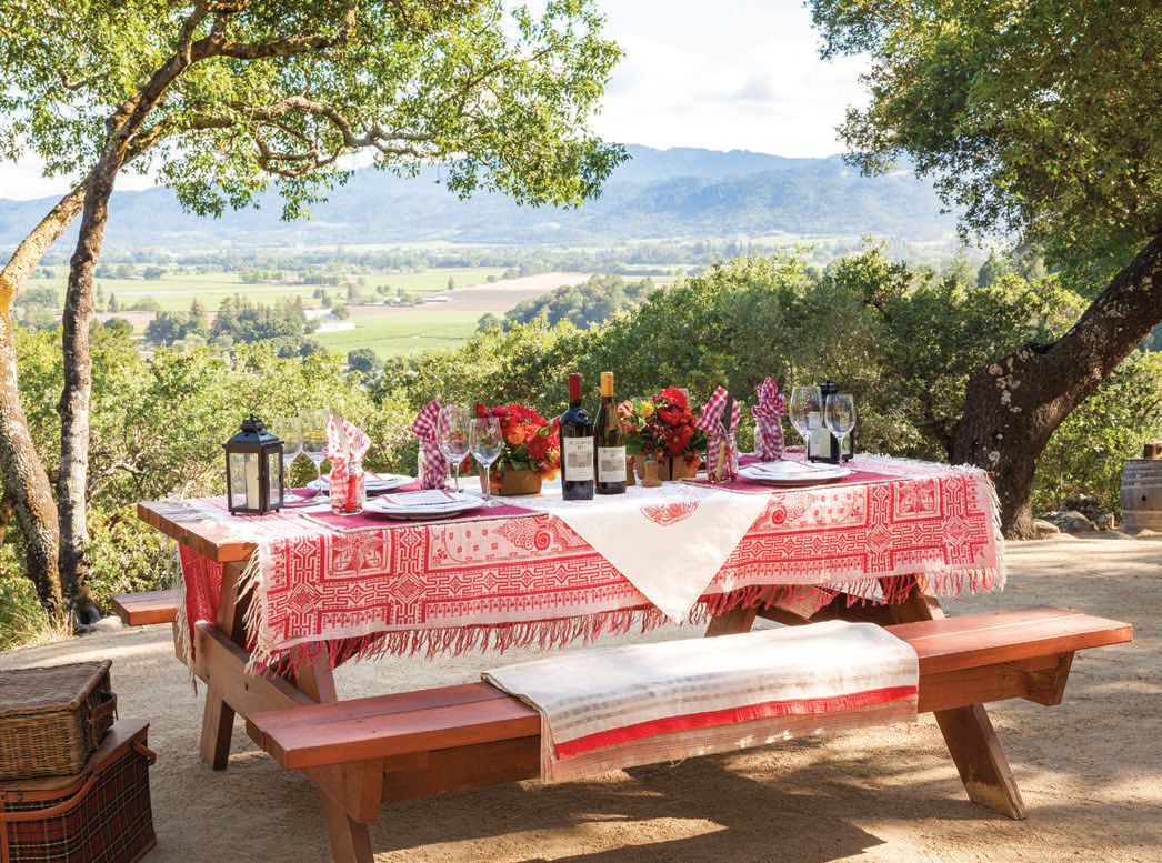 Rutherford Hill Winery offers plenty of spaces to taste its outstanding wines PHOTO COURTESY OF BRANDS