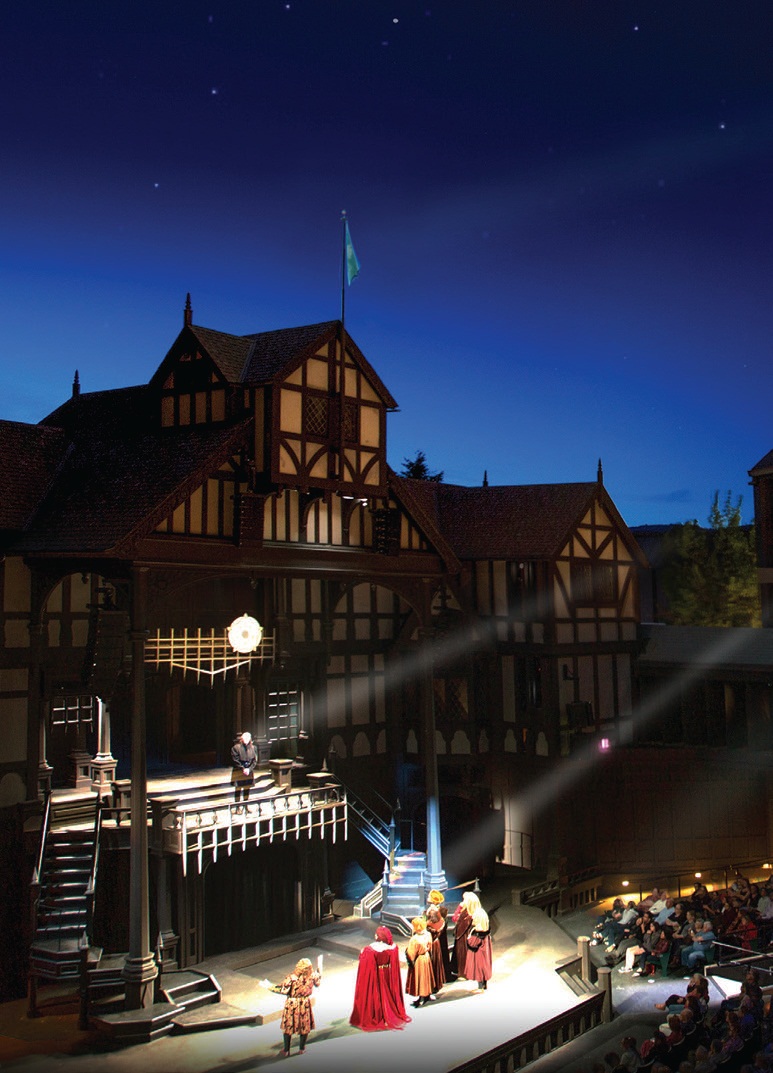  The magic of the Oregon Shakespeare Festival. PHOTO: BY CRAIG STEWART