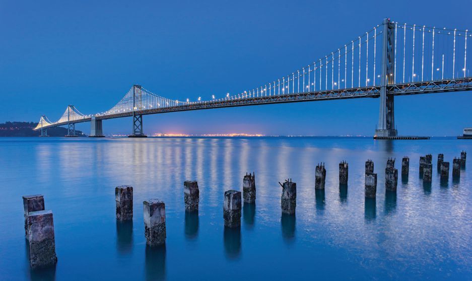 One of the best nonprofits to support right now
is Illuminate San Francisco, whose aim to restore the
Bay Lights PHOTO BY: MEG SMITIH
