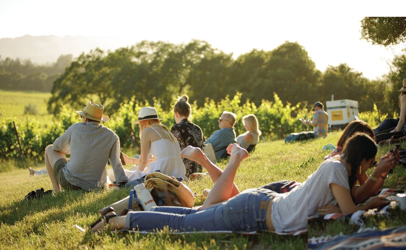 The Huichica Fest invites hours of great music, lounging and sipping wine. PHOTO COURTESY OF HUICHICA MUSIC FESTIVAL AT GUNDLACH BUNDSCHU WINERY