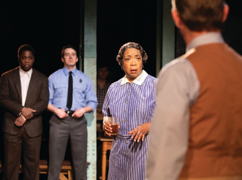 Beloved characters Calpurnia and Atticus Finch are brought to life onstage. PLAY PHOTO BY JULIETA CERVANTES