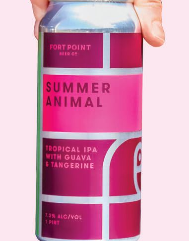The latest summer creation from Fort Point Brewing Company. PHOTO BY: SARAH CHOREY