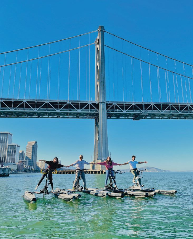 SpinOut Fitness takes a new, heart-pumping approach to exploring the Bay  PHOTO: COURTESY OF SPINOUT FITNESS 