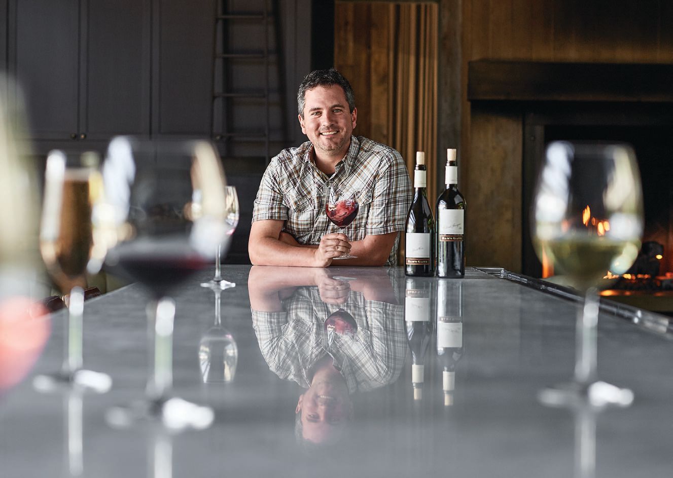 Joe Nielsen is the director of winemaking. PHOTO: BY DAWN HEUMANN
