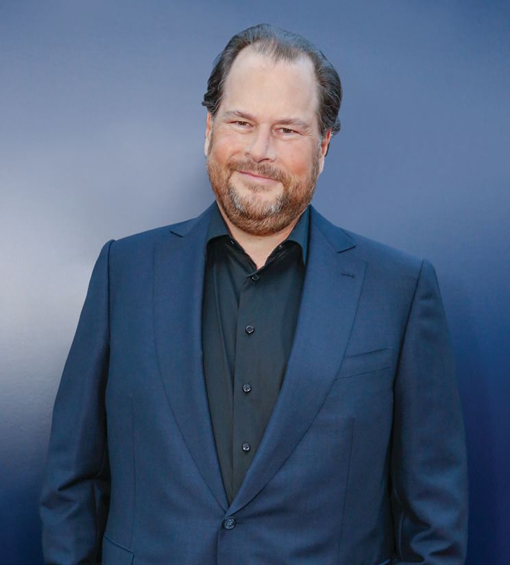 MARC BENIOFF BY KIMBERLY WHITE/GETTY IMAGES